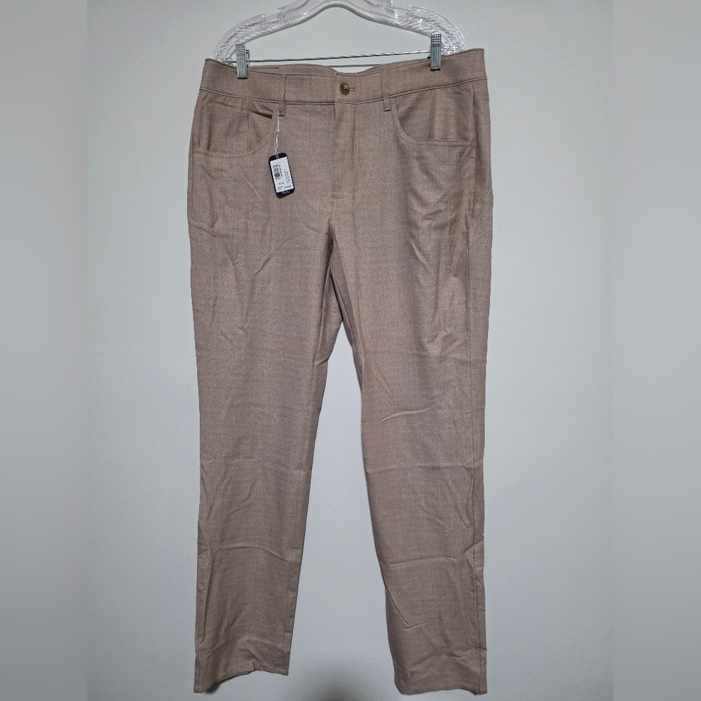 Johnnie-O Glendale Stretch Knit 5-Pocket Pant Light Khaki